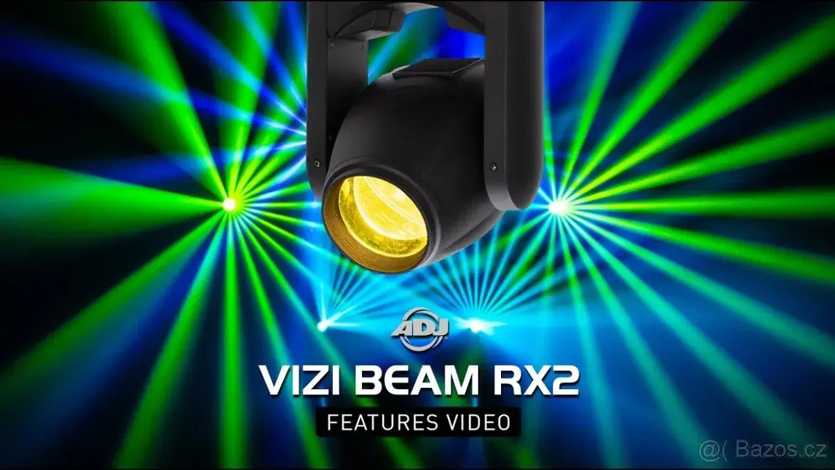 6x ADJ RX2 Vizi BEAM - nové, nepoužité, zabalené
