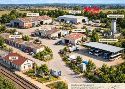 Prodej výrobního objektu, 7000 m², Zbiroh