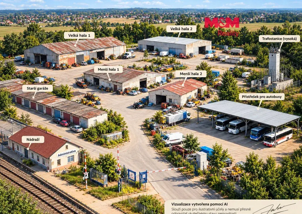 Prodej výrobního objektu, 7000 m², Zbiroh