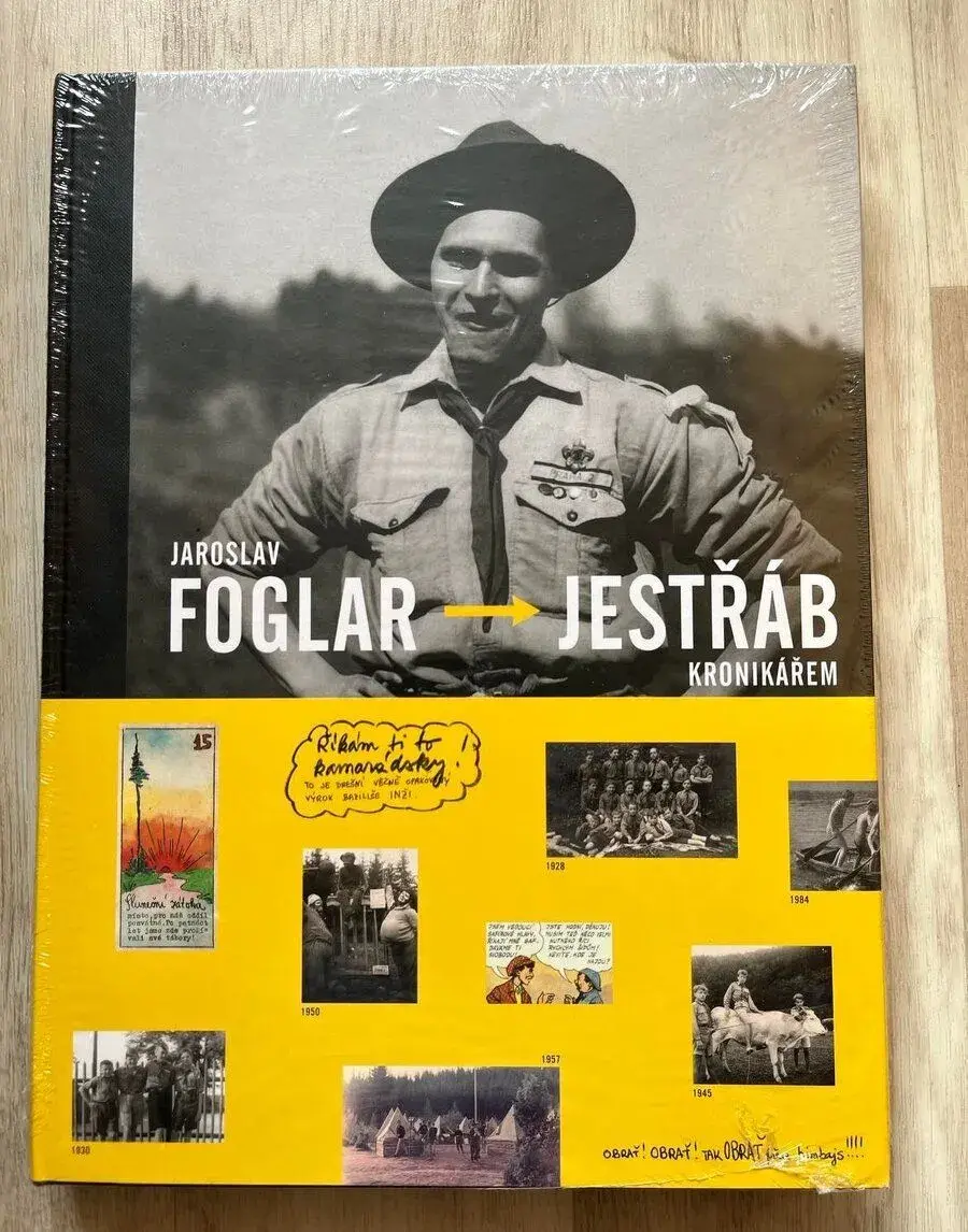 První vydání knihy Jestřáb kronikářem od Jaroslava Foglara