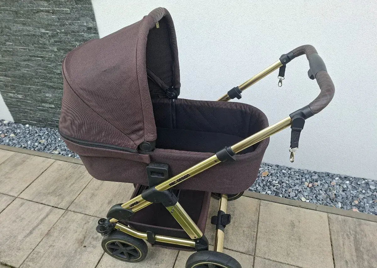 Kočárek ABC Design Viper 4 Diamond Edition, ve zlatém