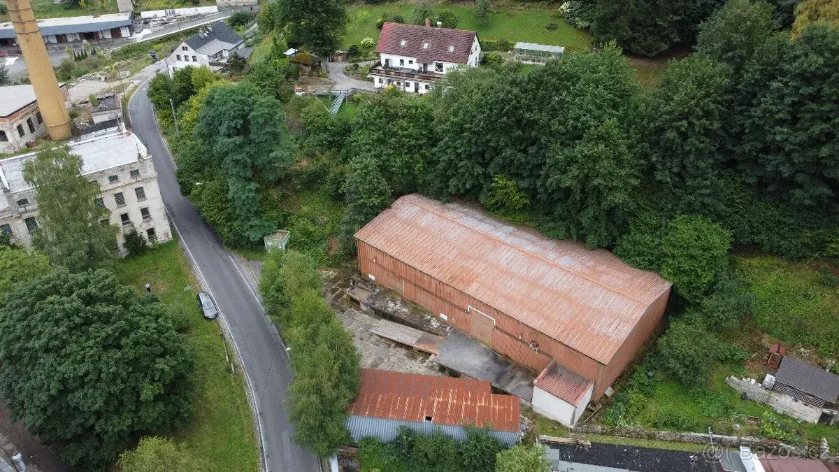 Prodej skladového areálu 5.557 m3 v Liberci – Kateřinkách.