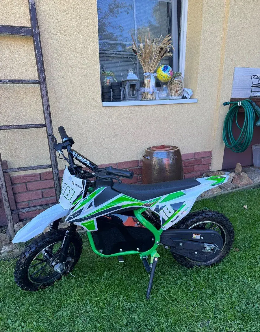 Minicross Leramotors Devil Deluxe 800W/36V - Zelená