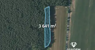 Les 3 641 m², Podíl 50 % o výměře 1 821 m²