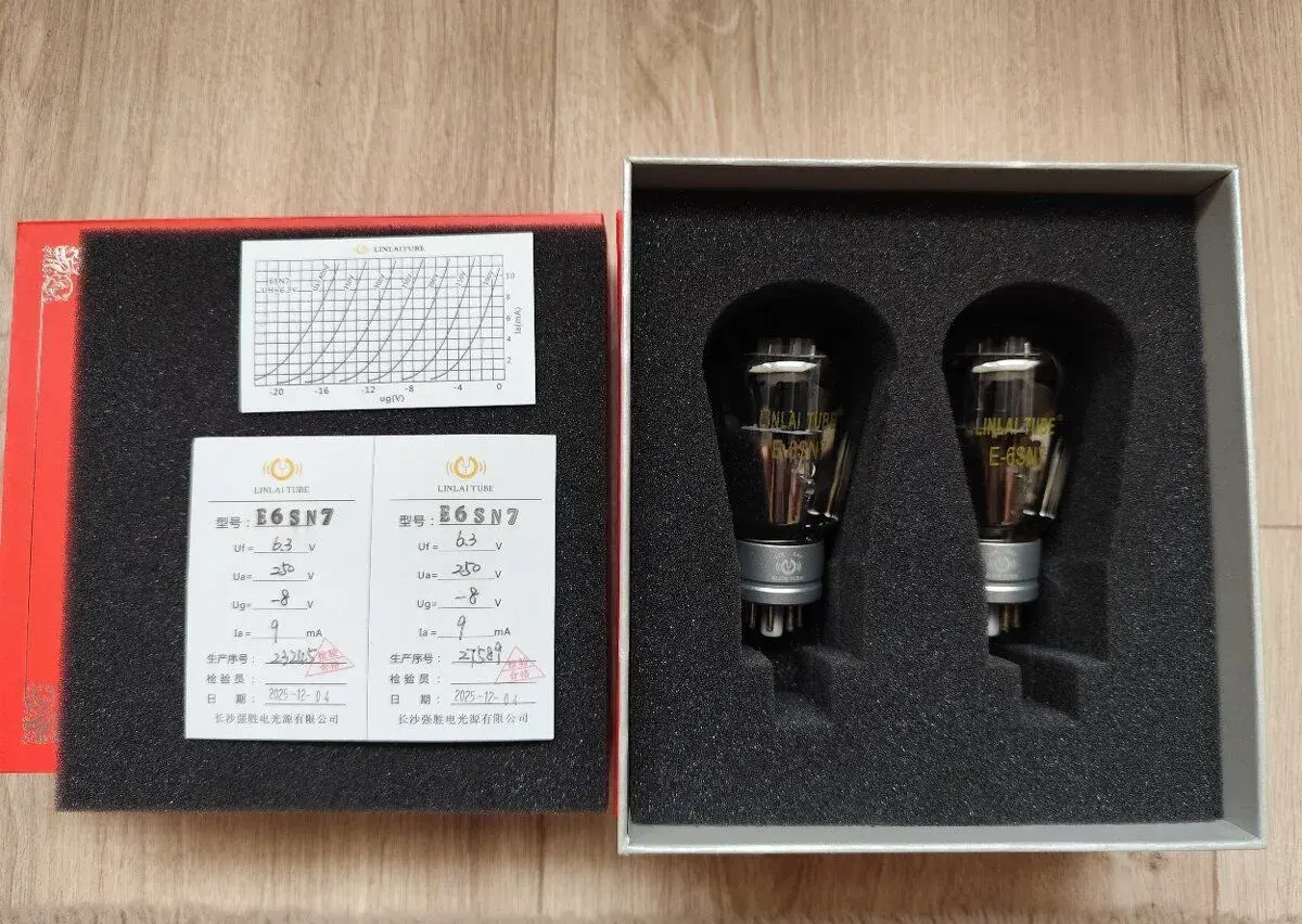 Elektronky LinLai E-Lite 6SN7 (6N8P, ECC35) - pár