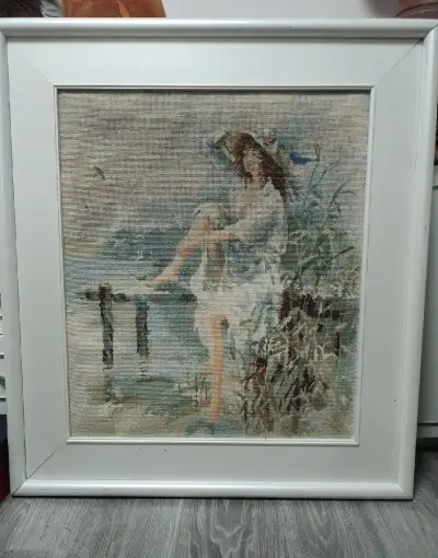 Obraz ruční výšivka 83/93 cm