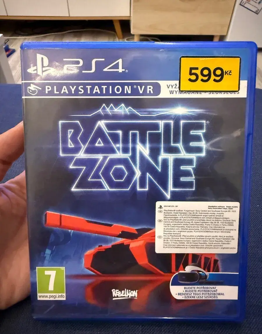 Hra na Playstation Battlezone VR PS4