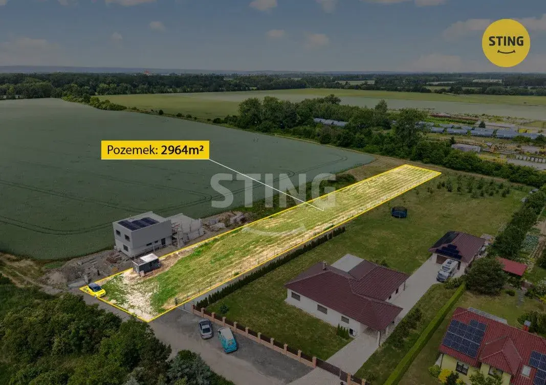 Prodej stavebního pozemku 2964 m2, 135869