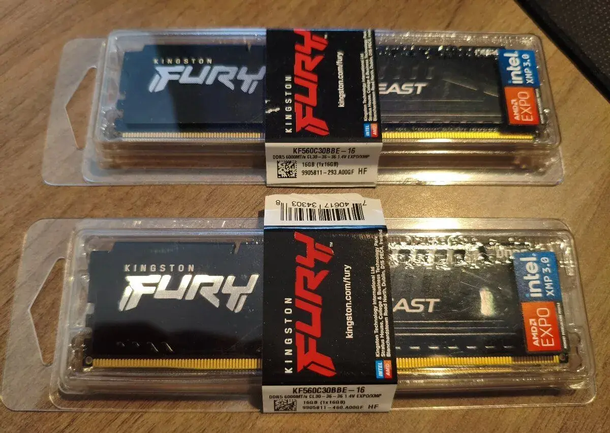Špičkové RAM Kingston FURY Beast Black EXPO DDR5 32GB (2x16)