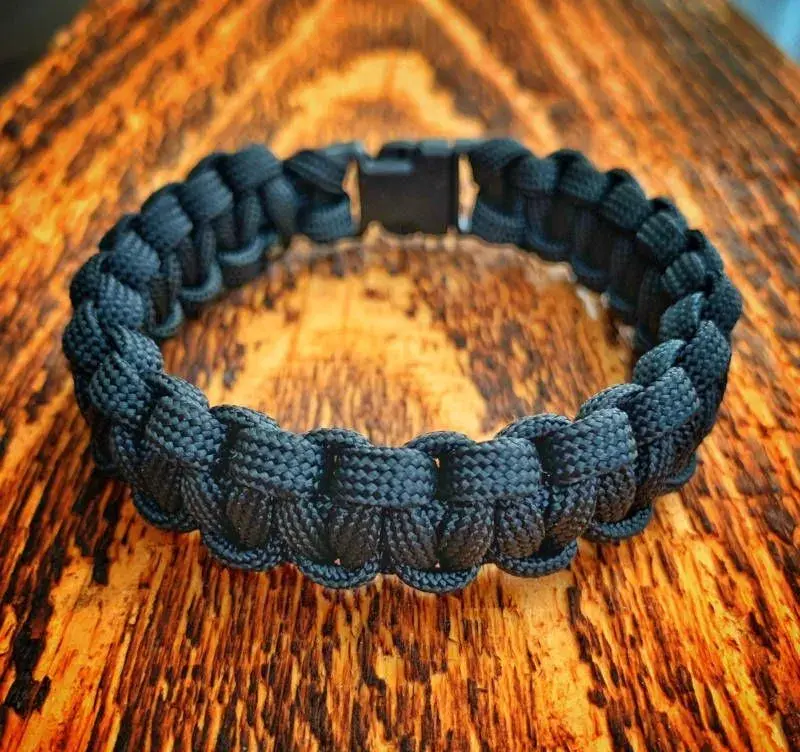 Paracord náramek - černý
