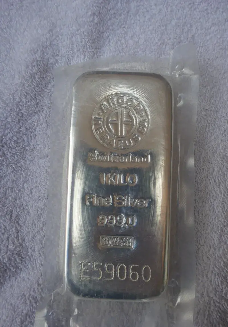 Investiční stříbro 1kg ARGOR-HERAEUS