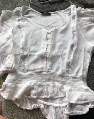 Cropped halenka bílá , s/xs