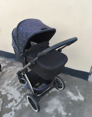 Kočárek MoonRelaxEdit.+Autosedačka vajíčko Cybex Aton5