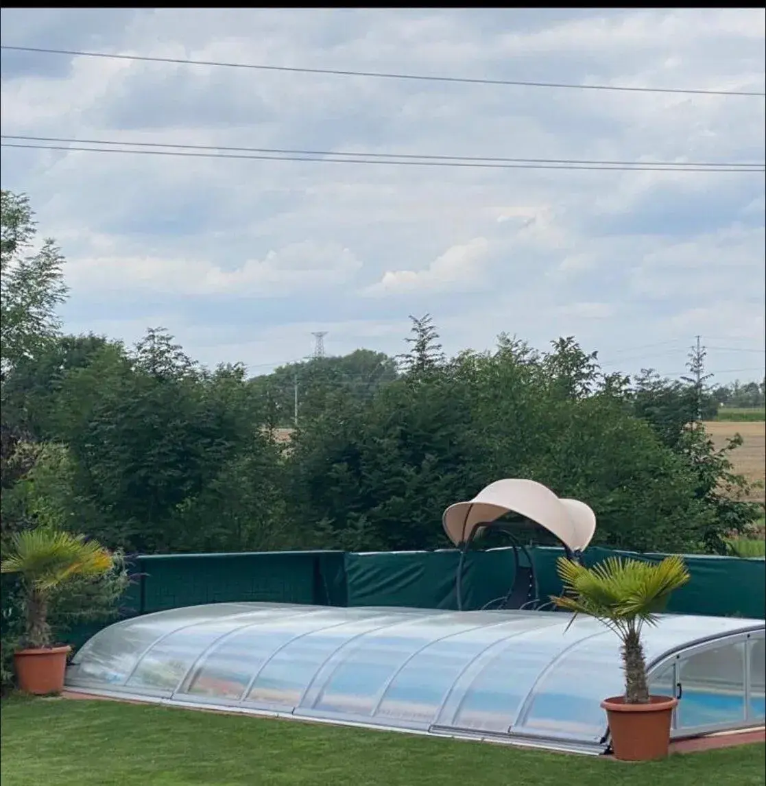 Bazénové zastřešení Albixon 4x8m