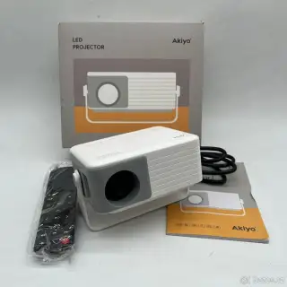 AKIYO O1 Mini Projektor/ Podpora Full HD 16000L HDMI / dálk.