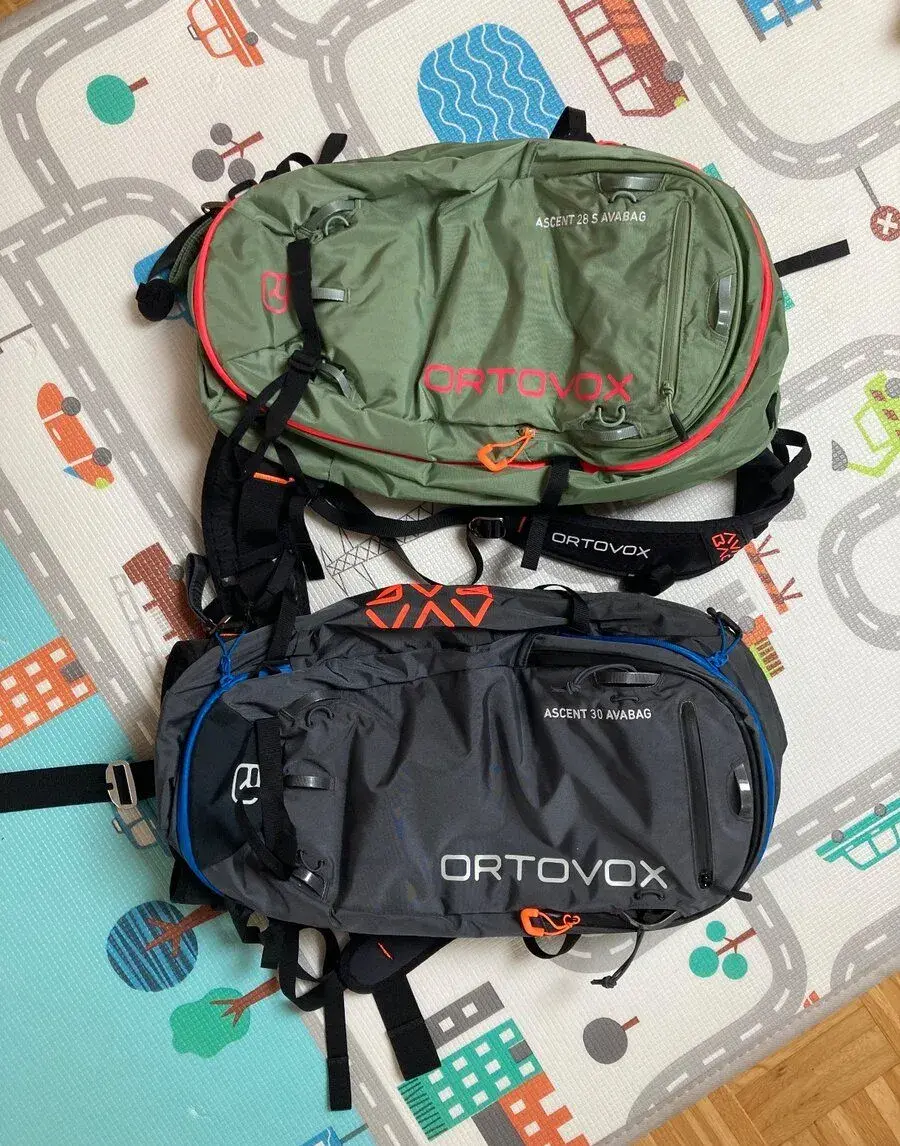 Skialpový batoh Ortovox Avabag Ascent 30 a Ascent 28 S