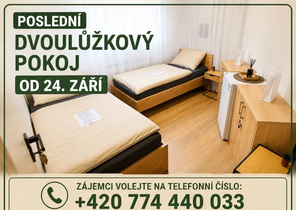 Čisté ubytování Praha-4 Chodov,jen par kroku od metra Opatov