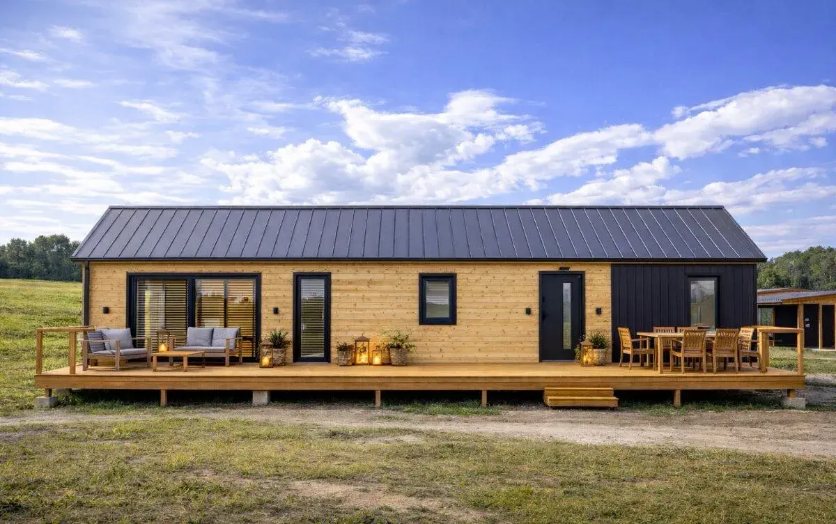 Mobilní dům / Mobilheim 4+kk 75 m² – celoroční bydlení
