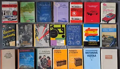 motoristická literatura Škoda, Wartburg, Fiat, Zetor