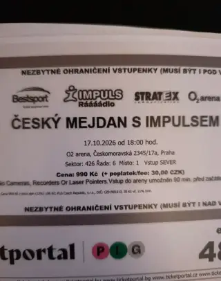 Lístky na koncert Český mejdan s Impulsem