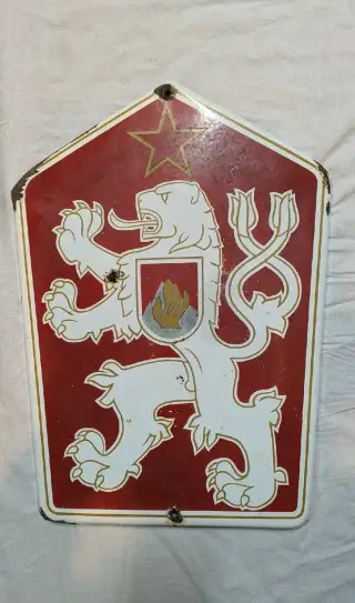 Smaltovaný znak ČSSR