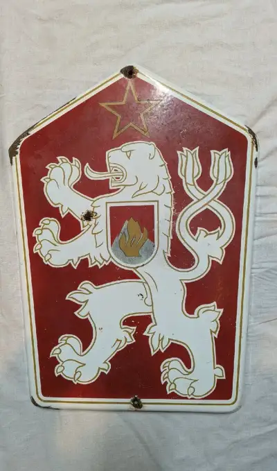 Smaltovaný znak ČSSR