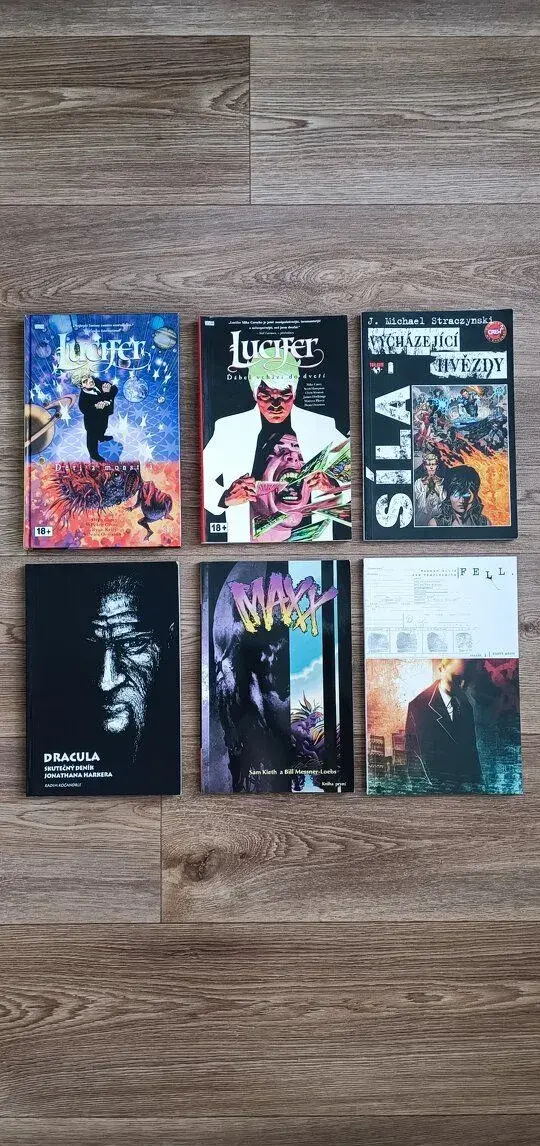 Komiksy - Síla, Dracula, Maxx, Dell, ceny v textu