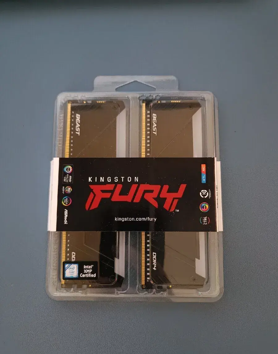 Kingston FURY Beast RGB 64GB (2x32GB) DDR4 3200MHz CL16