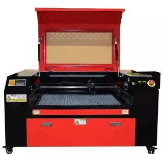 Laserová gravírka 80W CO2, plocha 700×500 mm, Ruida RDC6445