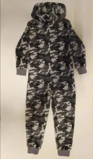 Maskáčový dětský domácí overal