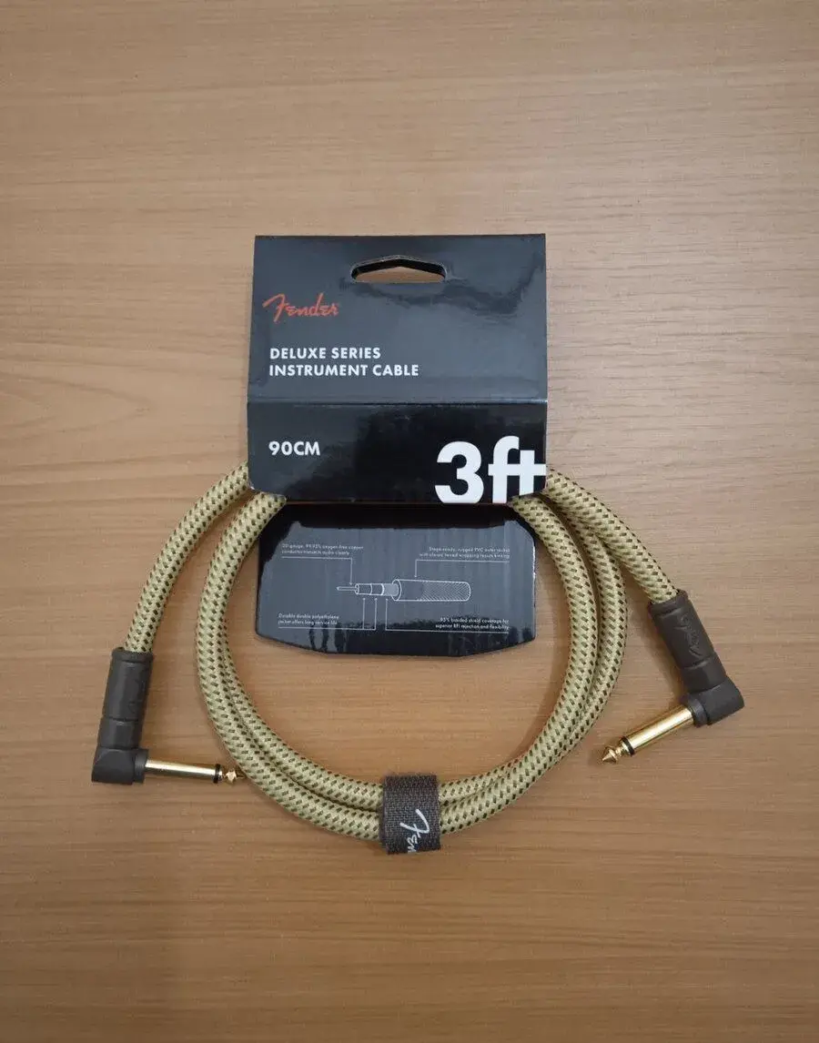 Fender Deluxe Series Patch kabel 90 cm Tweed