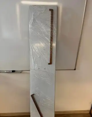 Parapet plast zlatý dub 1800x350mm
