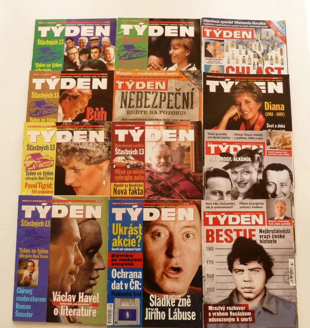 Časopisy "TÝDEN"