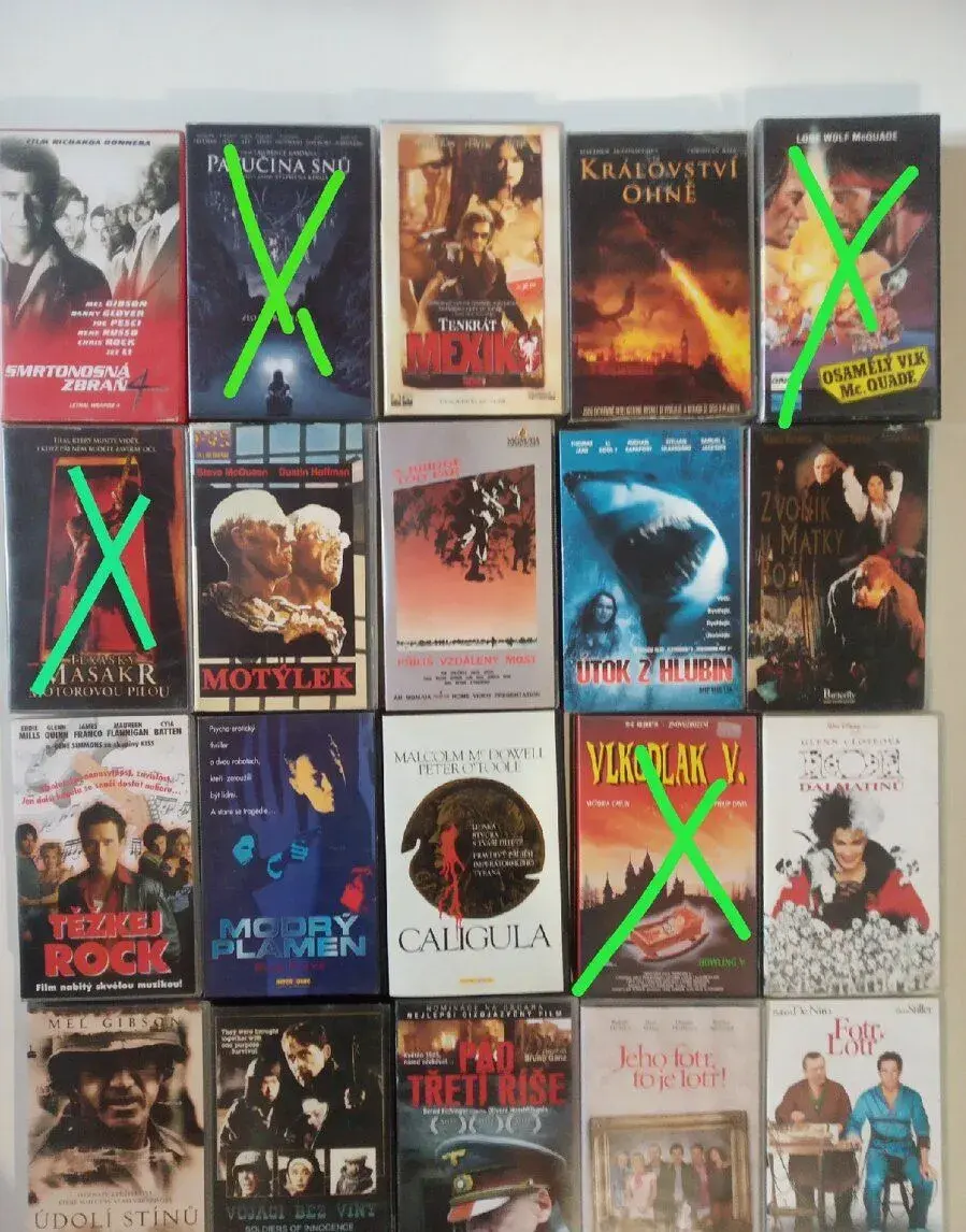 Videokazety VHS