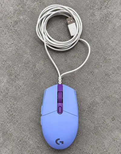 Logitech G102 LIGHTSYNC – herní myš, fialová