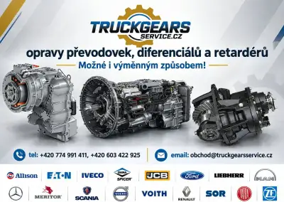 Opravy převodovek, diferenciálů a retarderů - Praha
