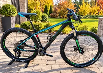 KARBONOVÉ HORSKÉ KOLO CUBE , SHIMANO XT
