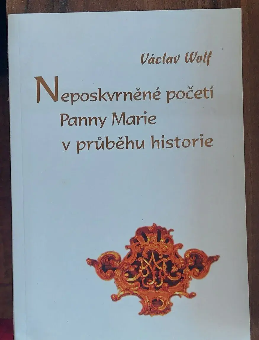 P. Václav Wolf - Neposkvrněné početí Panny Marie v průběhu.