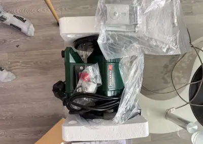 Nová dvoukotoučová bruska Parkside PDOS 200 C2 - Rozbalená
