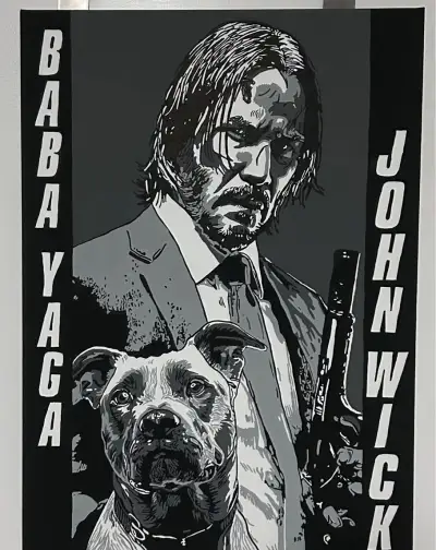 Obraz John Wick 50x70cm