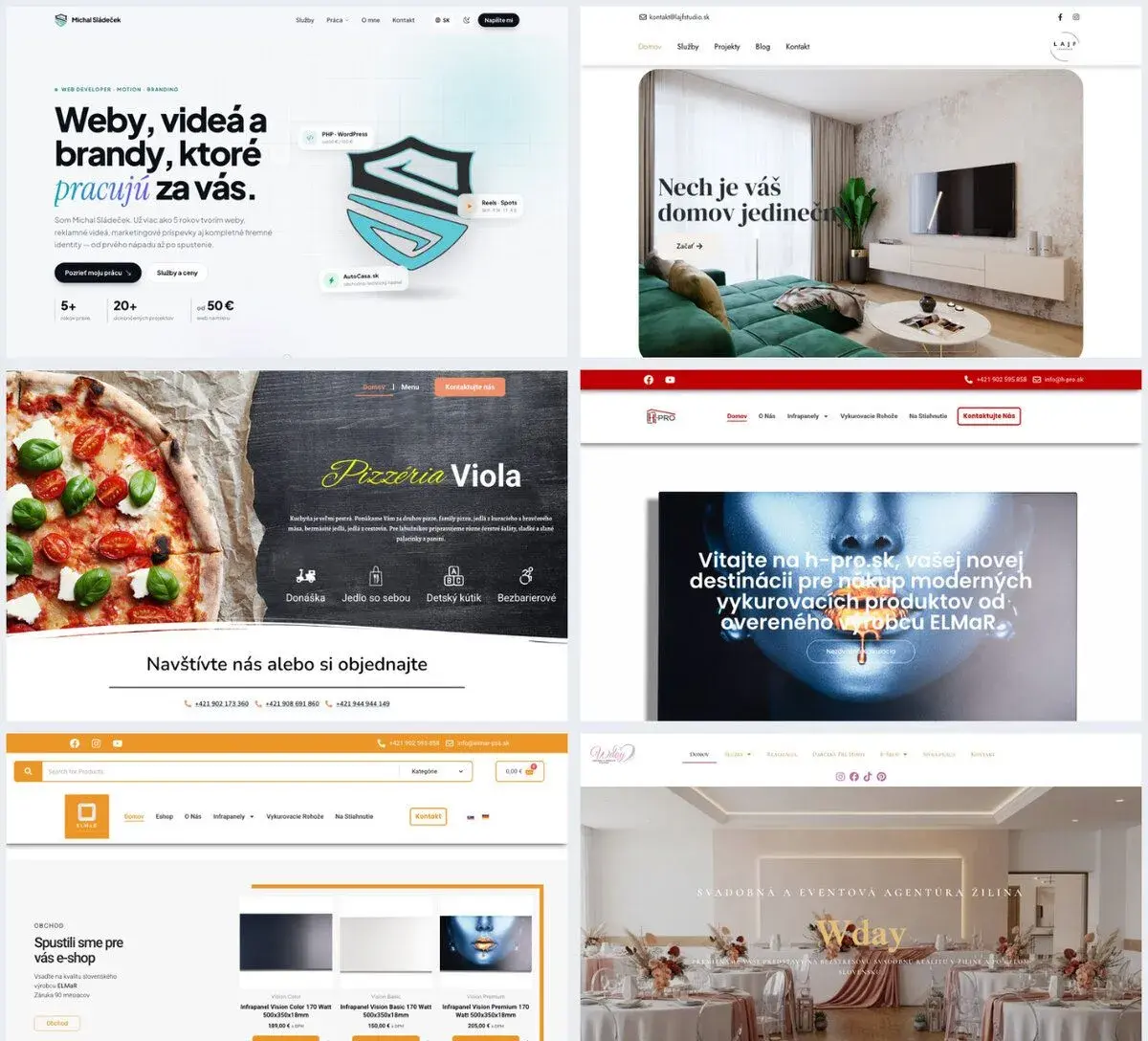Tvorba webů – PHP od 1 250 Kč, WordPress od 3 750 Kč