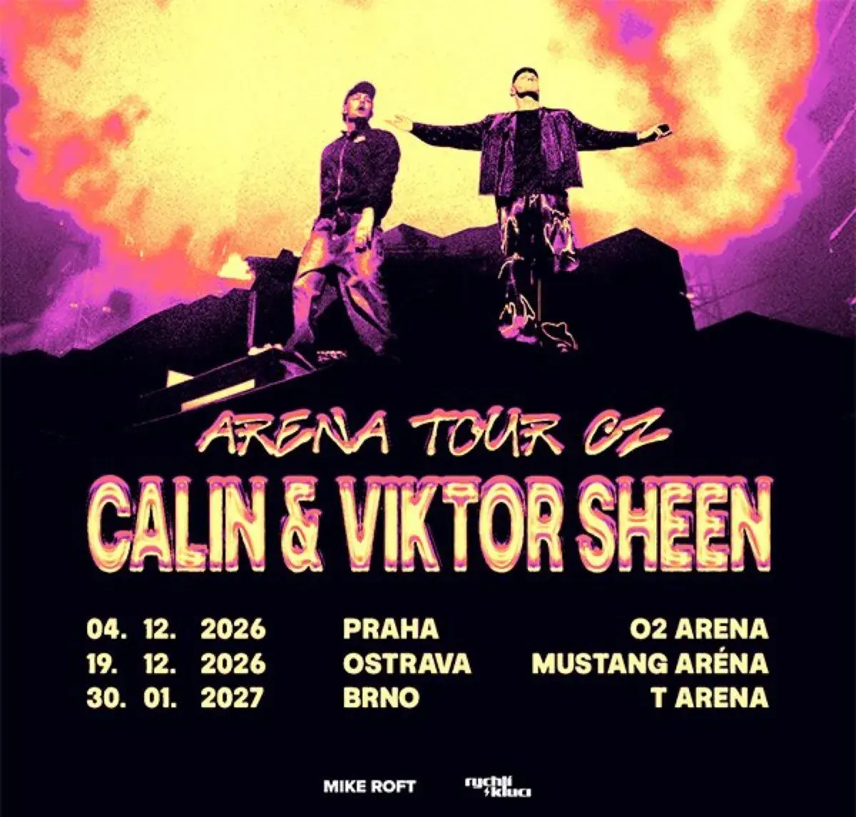 🎤Viktor Sheen / Calin, 2 lístky - Ostrava🎫
