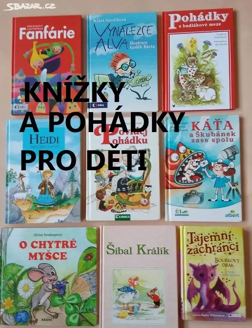 Pohádkové knížky sada 21 knih 25/ks