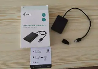 i-tec USB 3.0 / USB-C Dual 4K HDMI Video Adapter