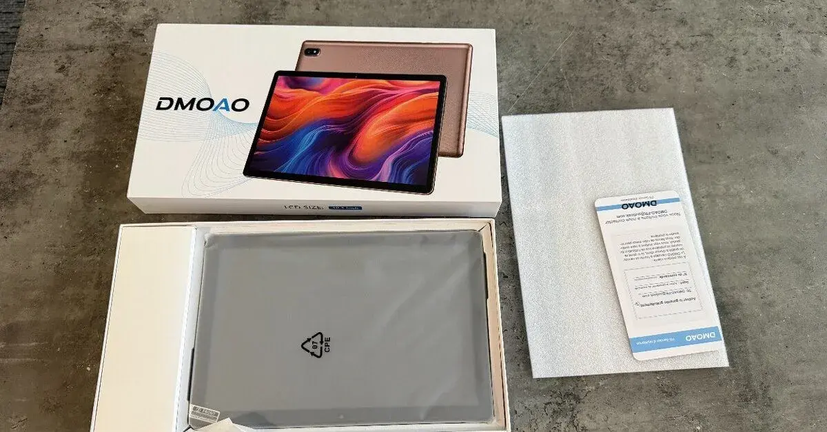Tablet DMOAO D3 10 palců Android 14 18GB RAM 128GB