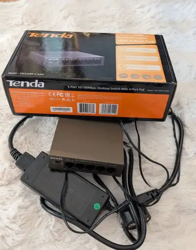 Tenda TEG1105P-4-63W PoE Gigabit Ethernet Switch