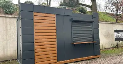 Zateplený prodejní kontejner 5 × 2,5 m – pouze 90 000 Kč