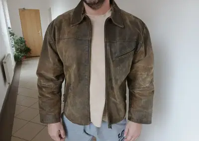 Pánská kožená bunda Vintage