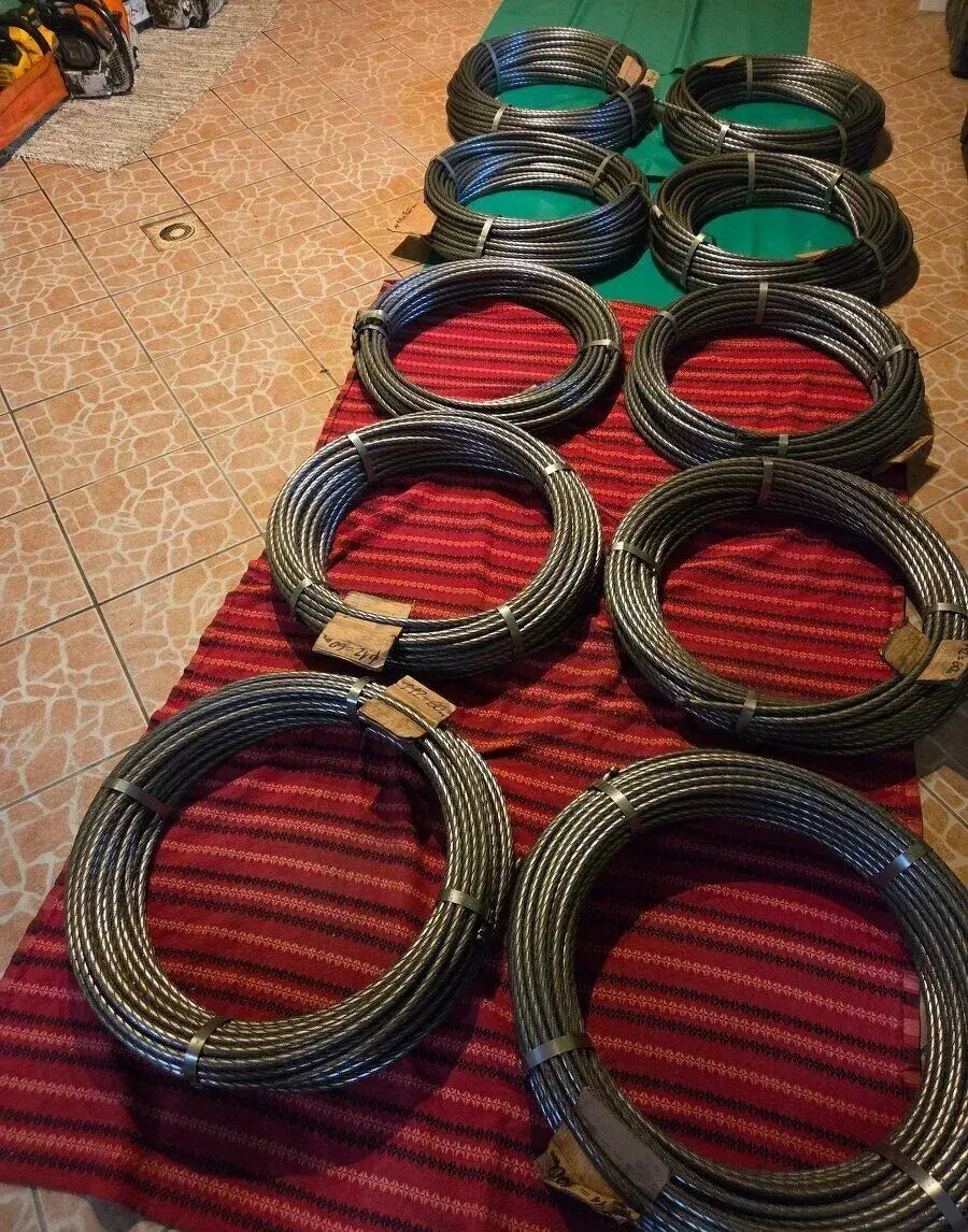 Nové kvalitni valcovane lano 12mm na navijak pro lkt