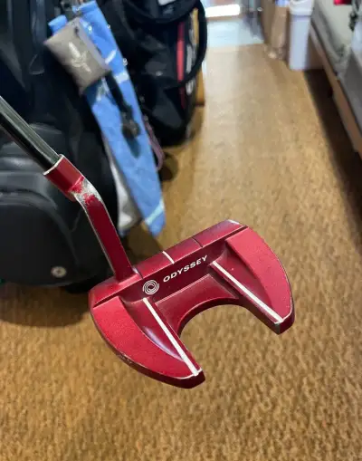 putter ODYSSEY Oworks RED mallet + GOT antiVIBE